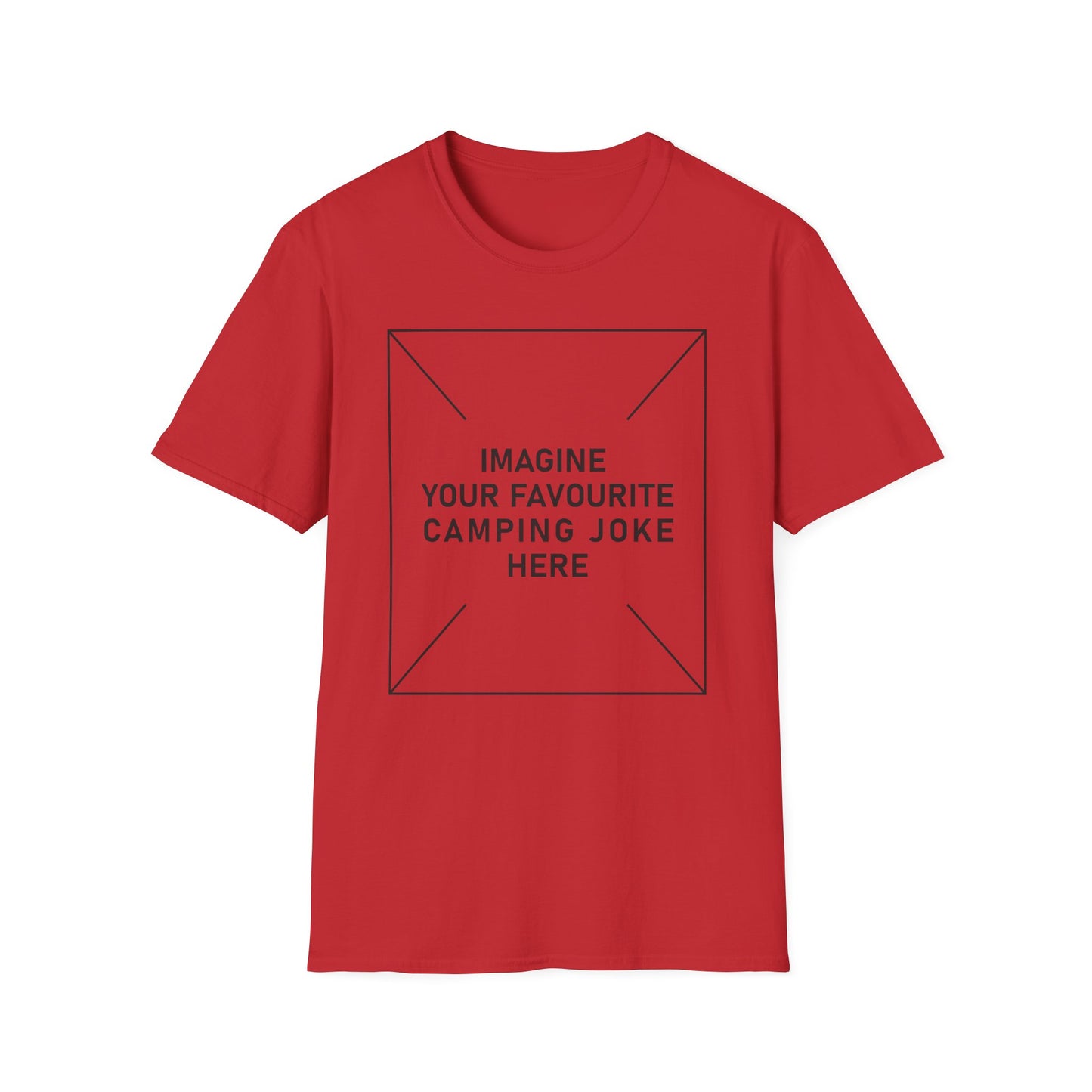 'Imagine Your Favourite Camping Joke Here' T-Shirt
