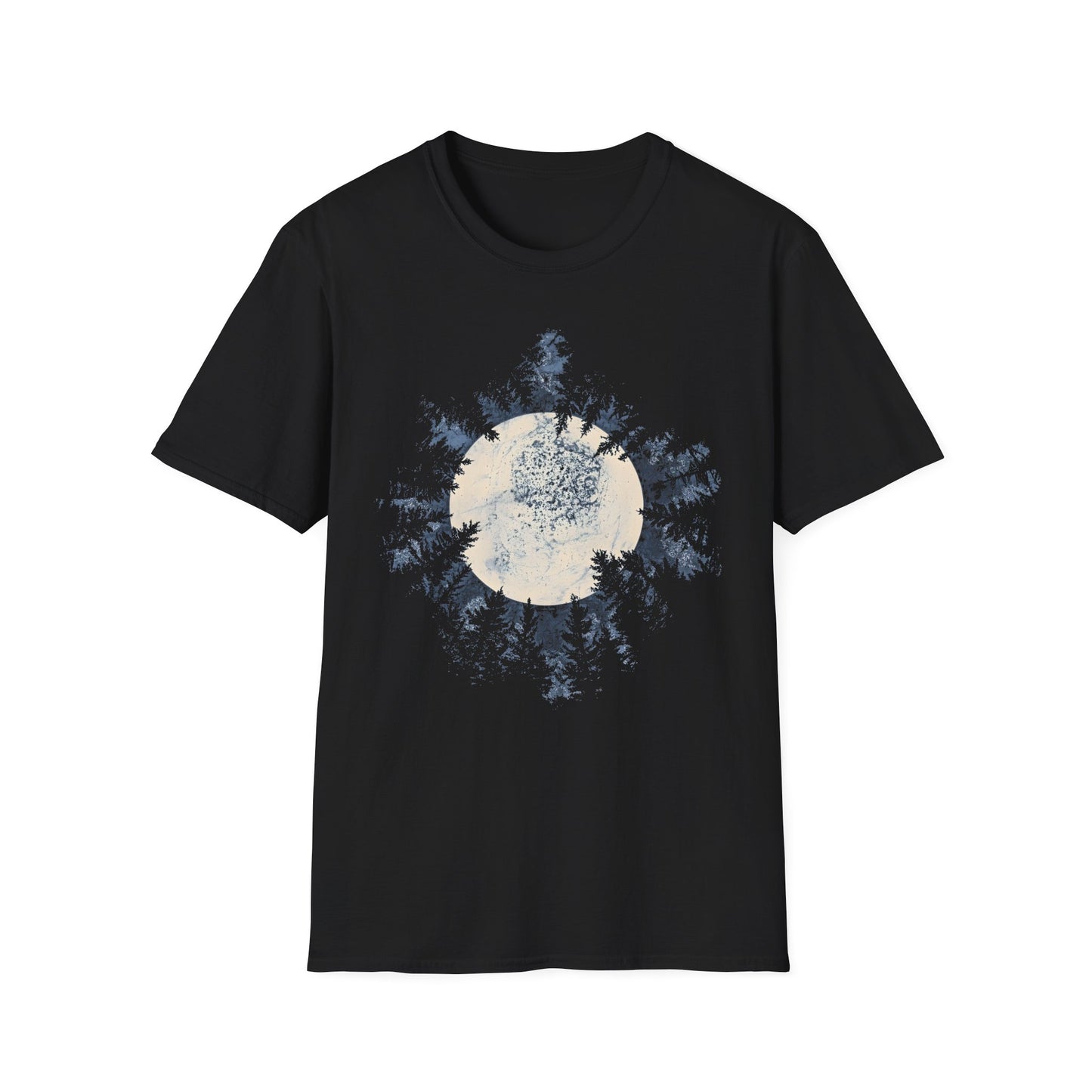 Moon in the Forest Camping T-Shirt