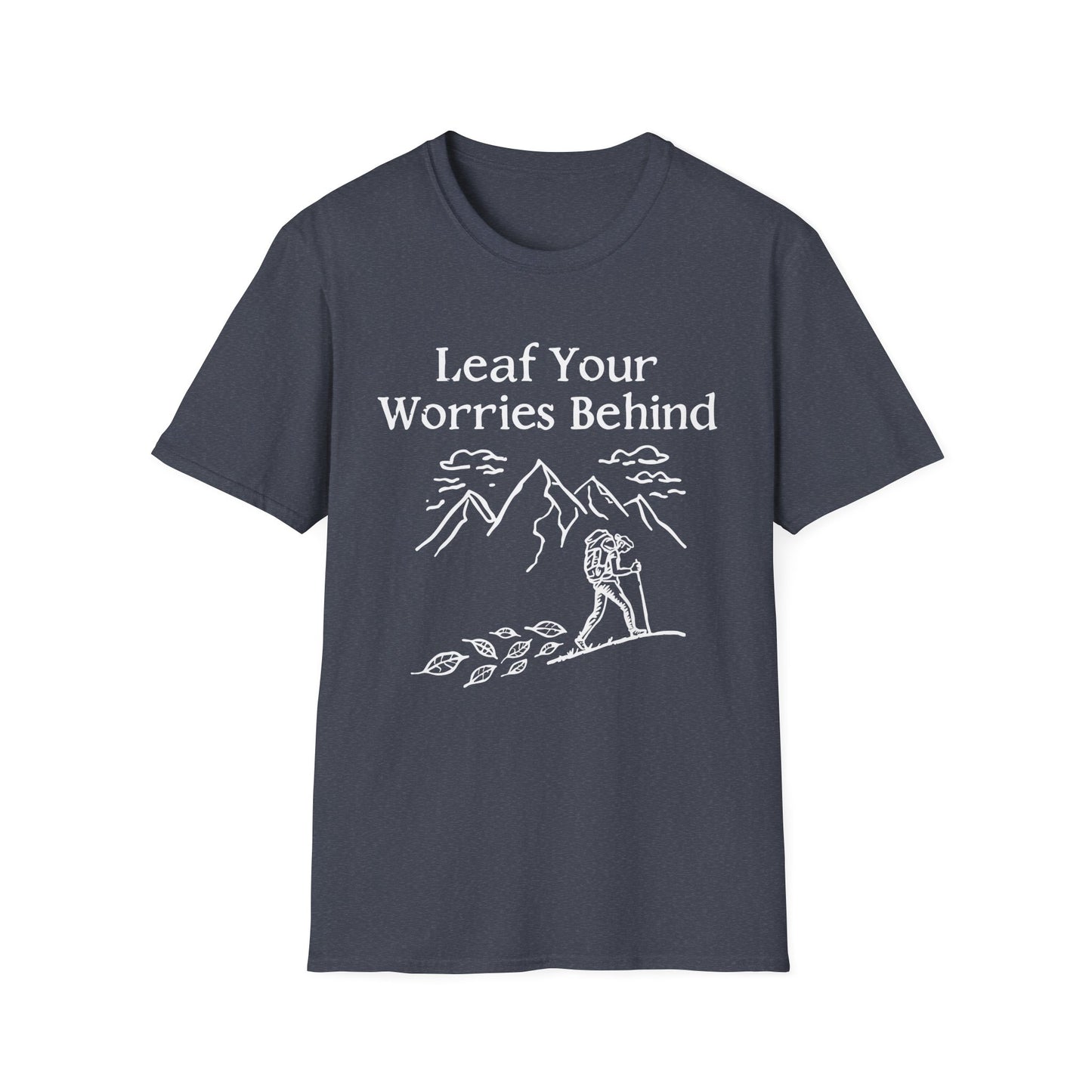 'Leaf your worries behind' Camping T-Shirt