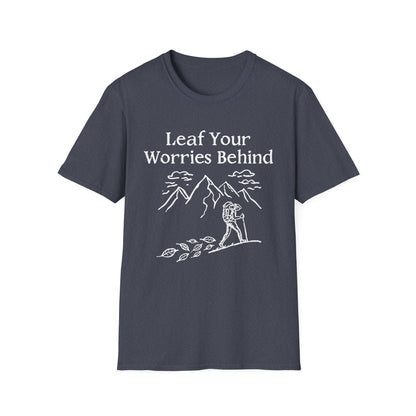 'Leaf your worries behind' Camping T-Shirt