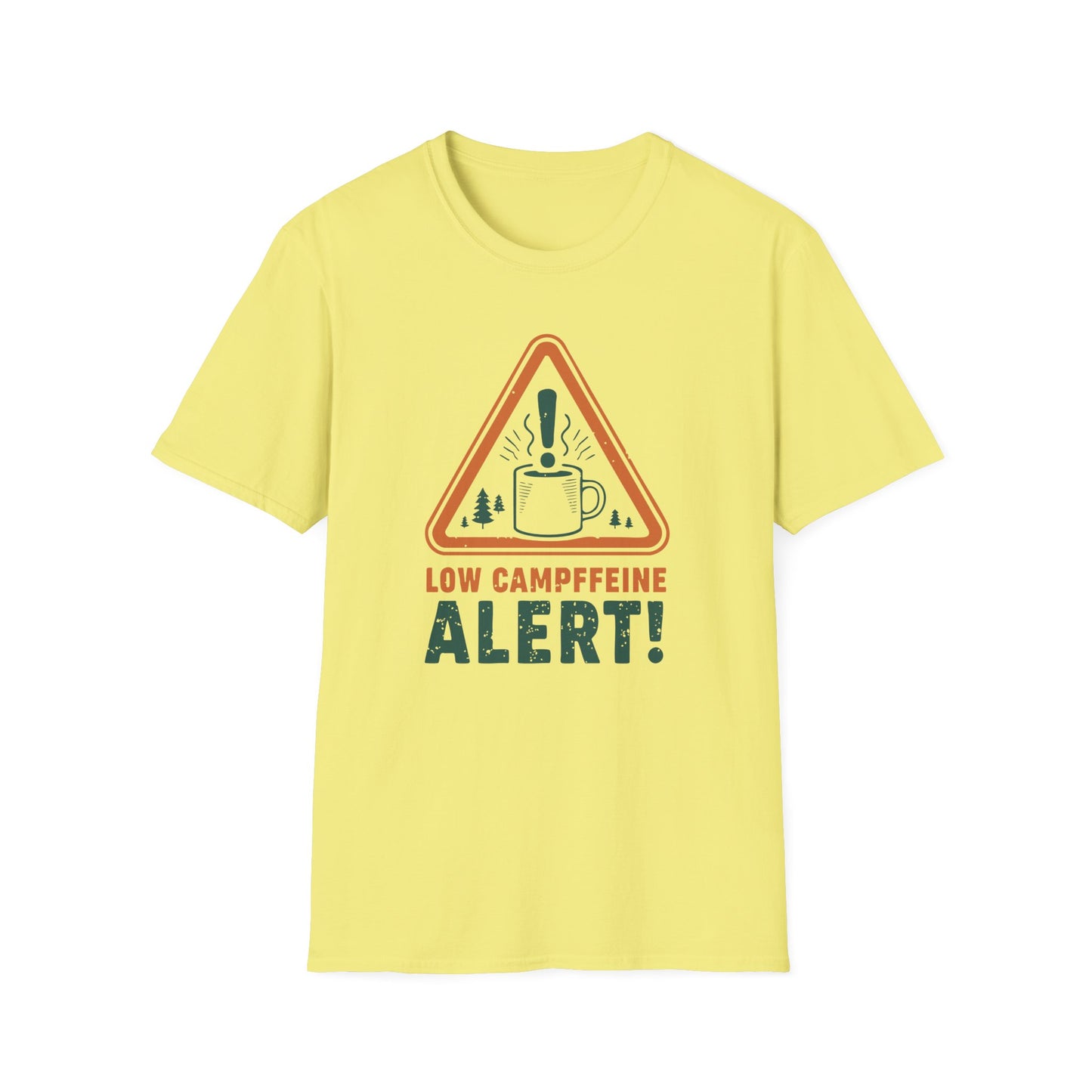 'Low Campffeine Alert' T-Shirt