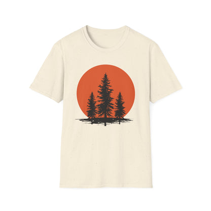 Pine Trees Sunset T-Shirt