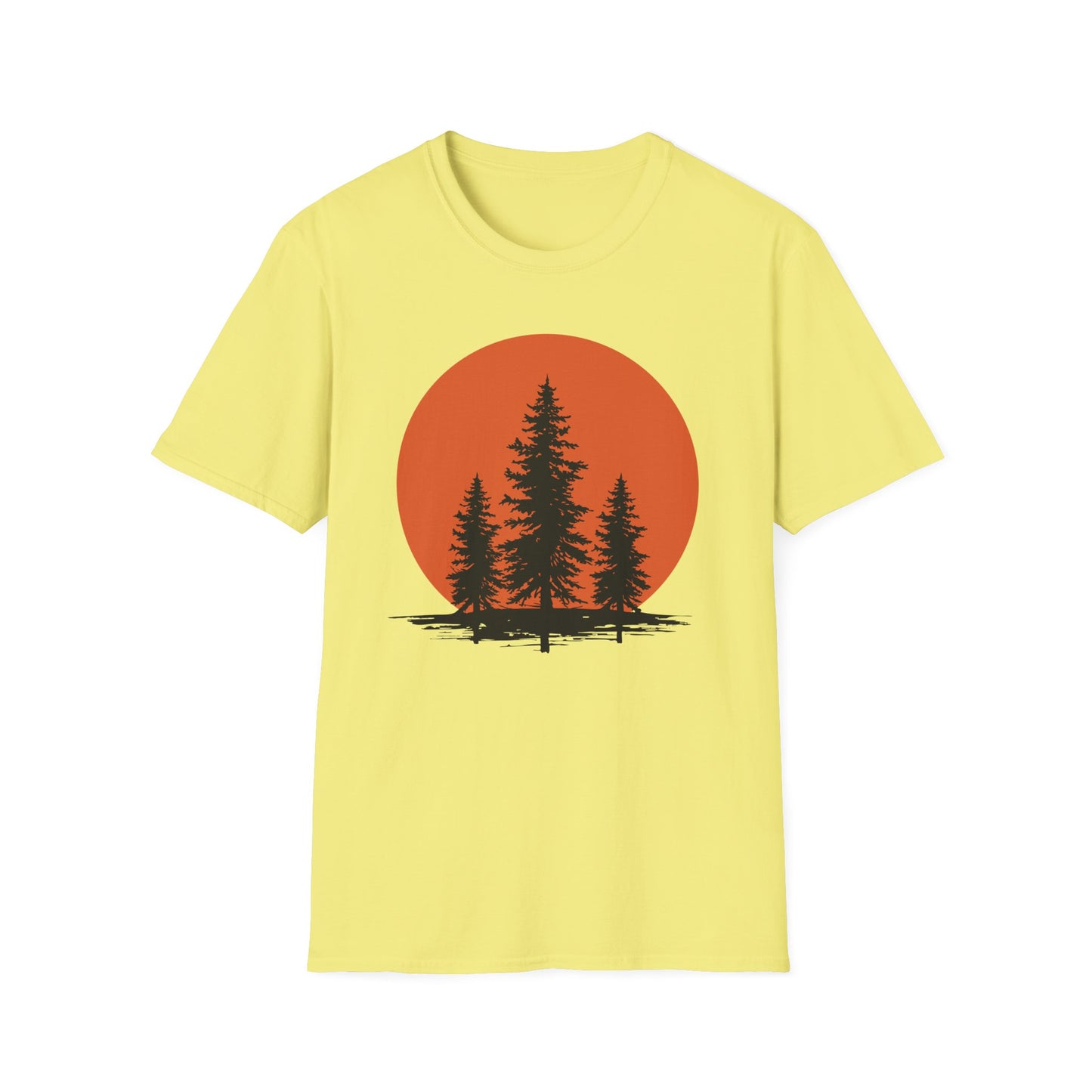 Pine Trees Sunset T-Shirt