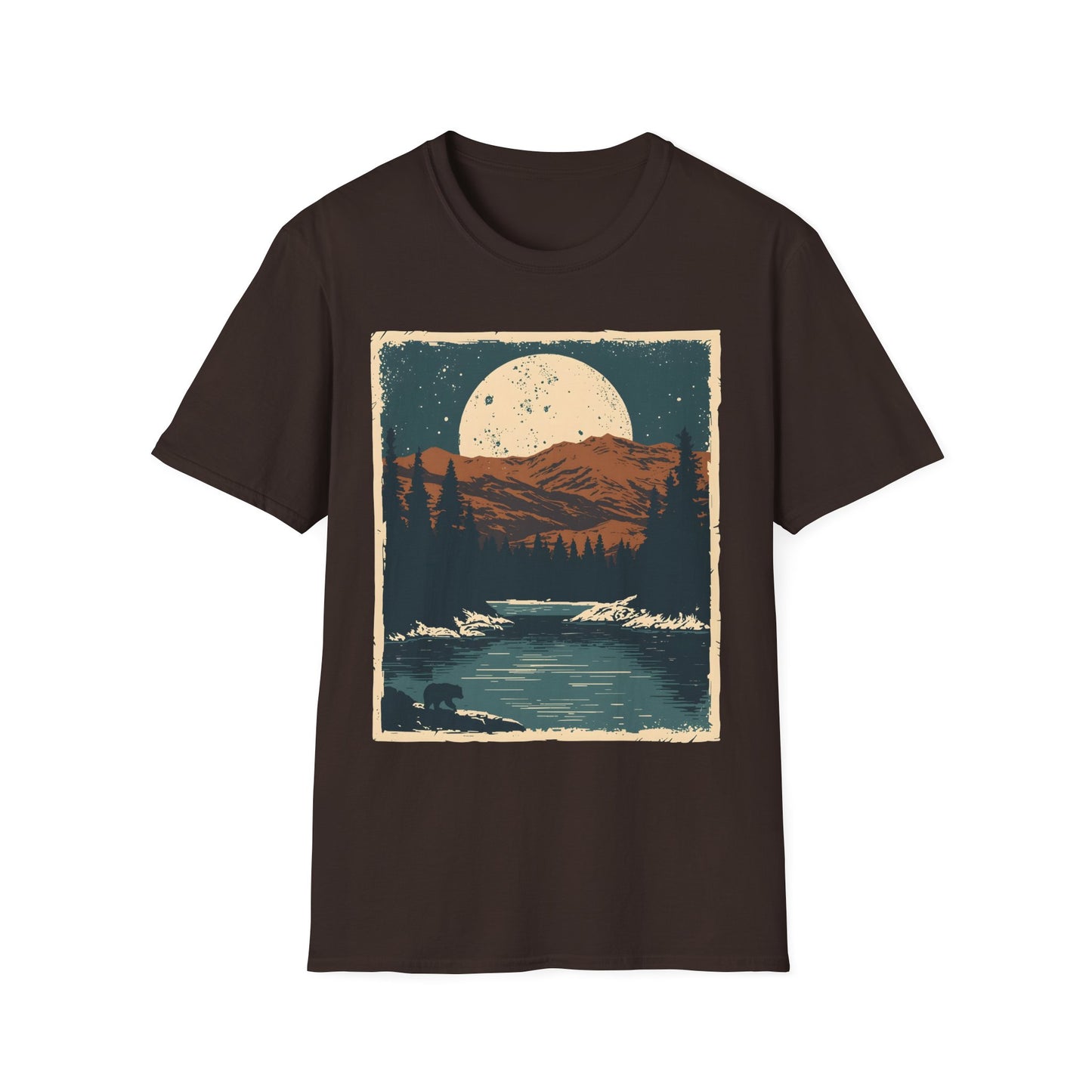 Into the Wild River Camping T-Shirt