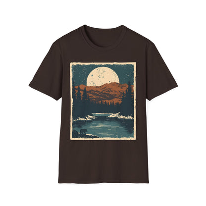 Into the Wild River Camping T-Shirt