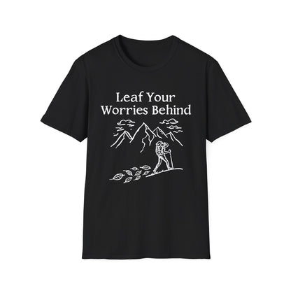 'Leaf your worries behind' Camping T-Shirt