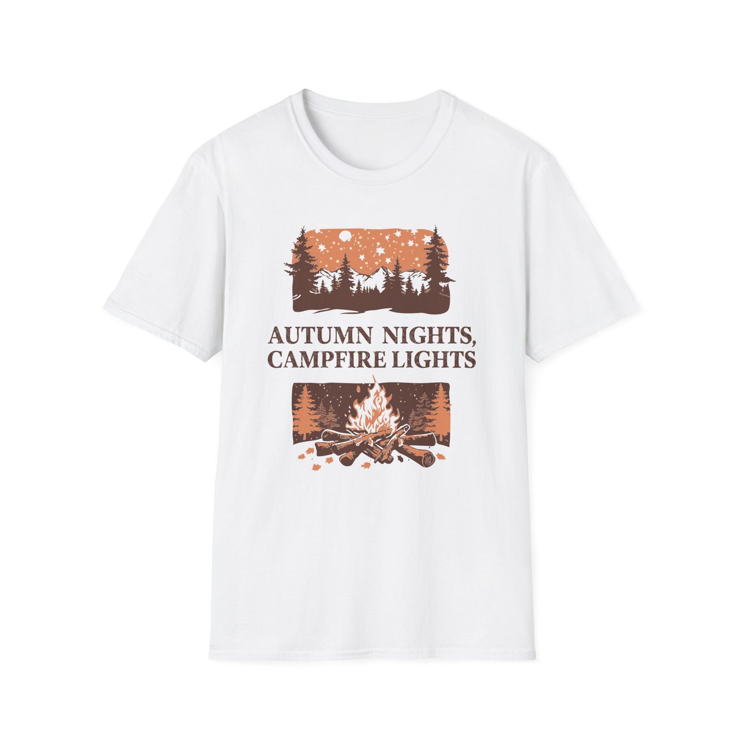 'Autumn Nights Campfire Lights' T-Shirt
