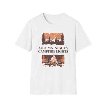 'Autumn Nights Campfire Lights' T-Shirt