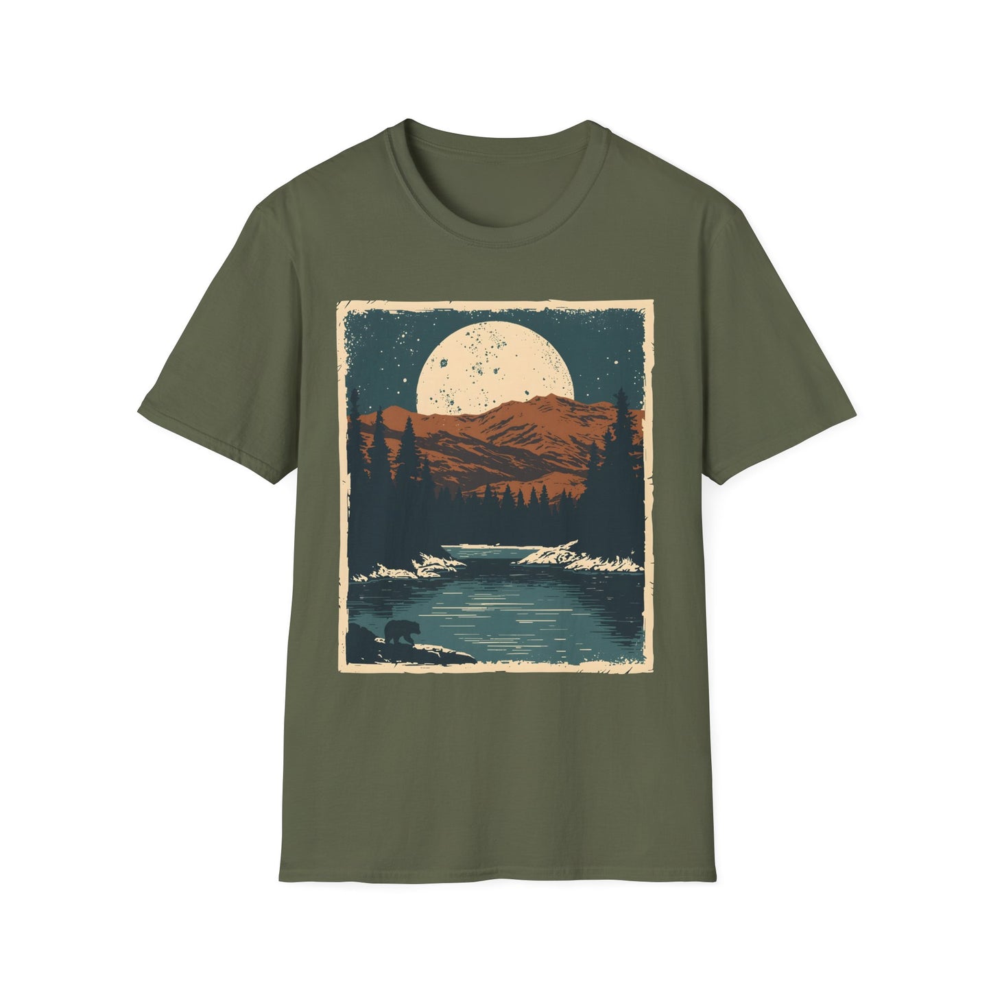Into the Wild River Camping T-Shirt