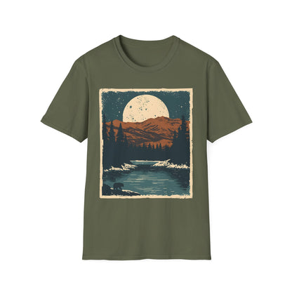 Into the Wild River Camping T-Shirt