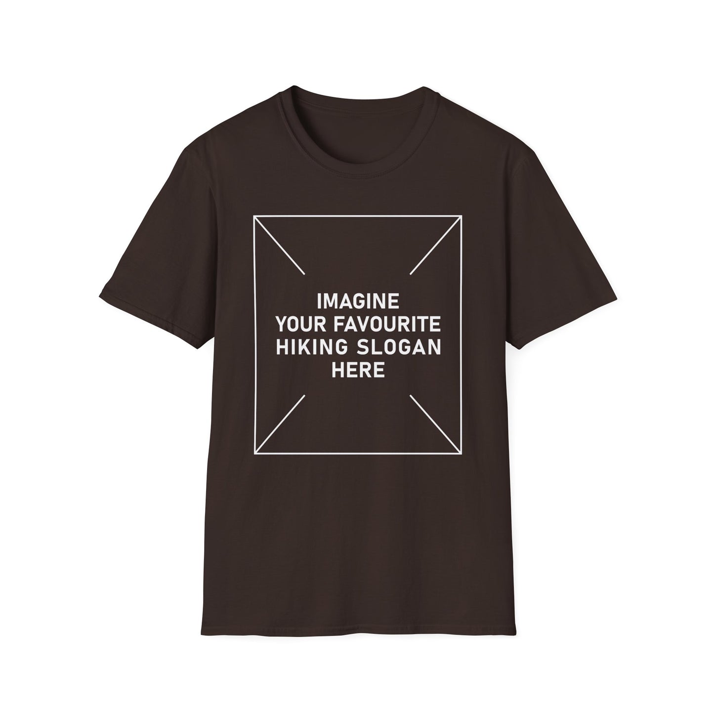'Imagine Your Favourite Hiking Slogan Here' T-Shirt