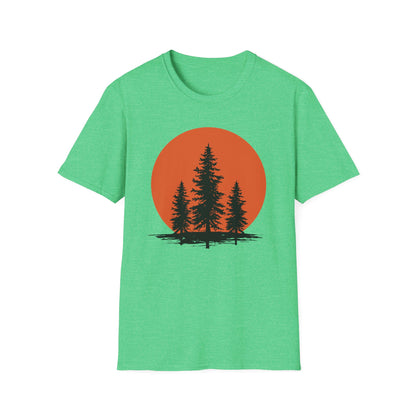 Pine Trees Sunset T-Shirt