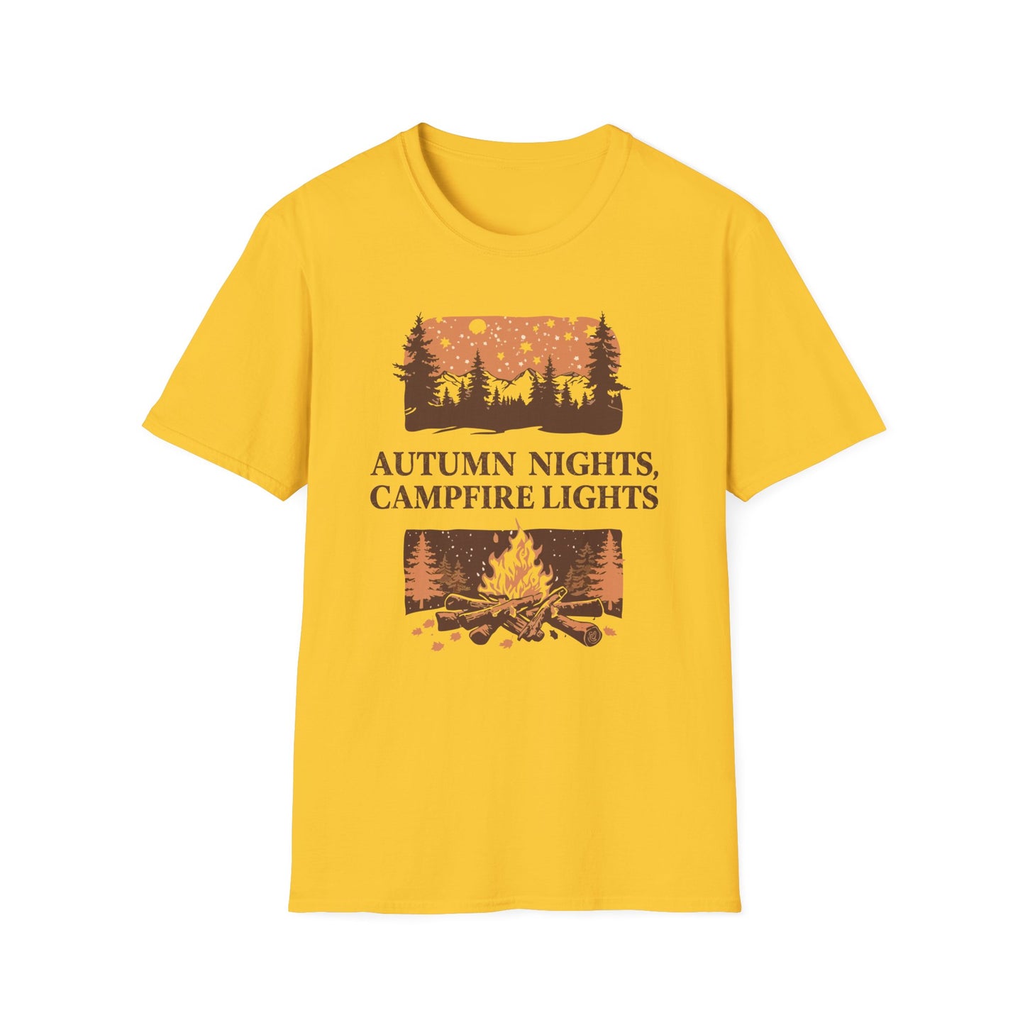'Autumn Nights Campfire Lights' T-Shirt