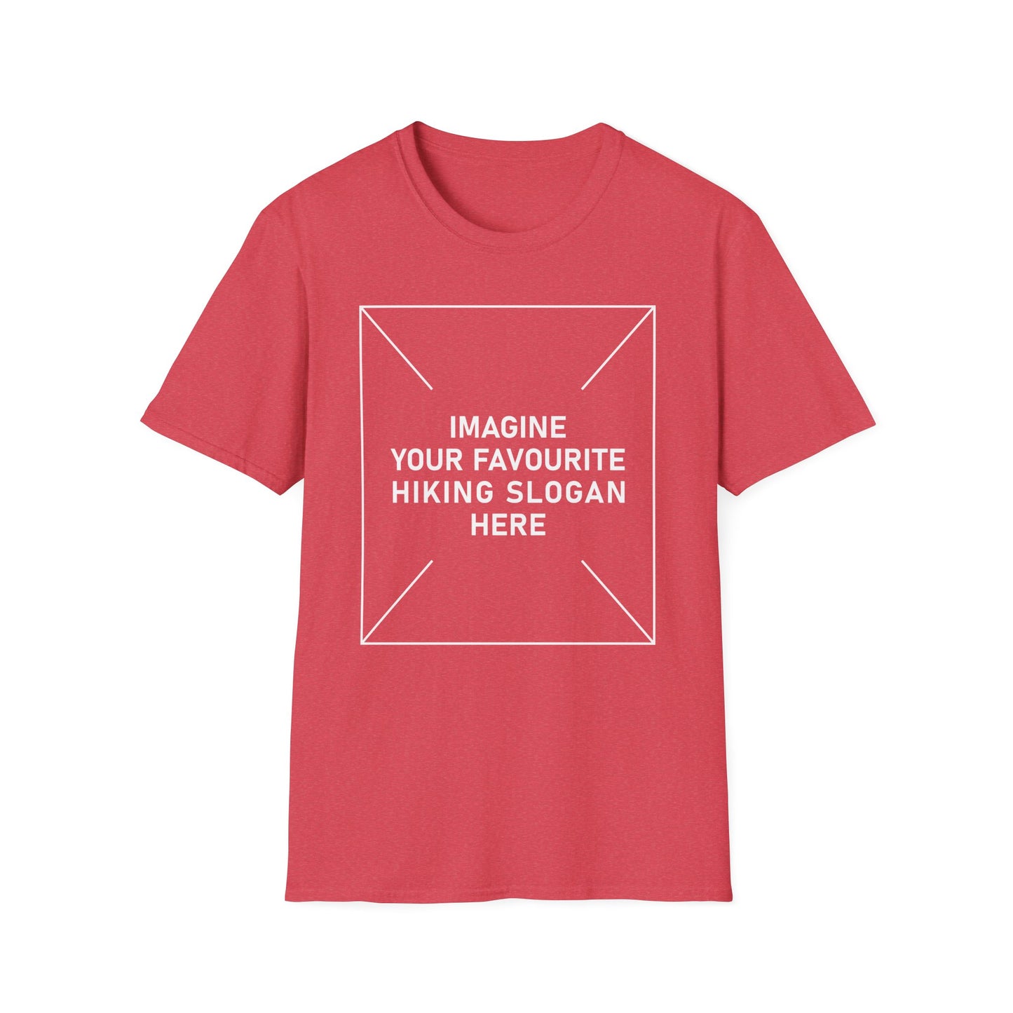 'Imagine Your Favourite Hiking Slogan Here' T-Shirt