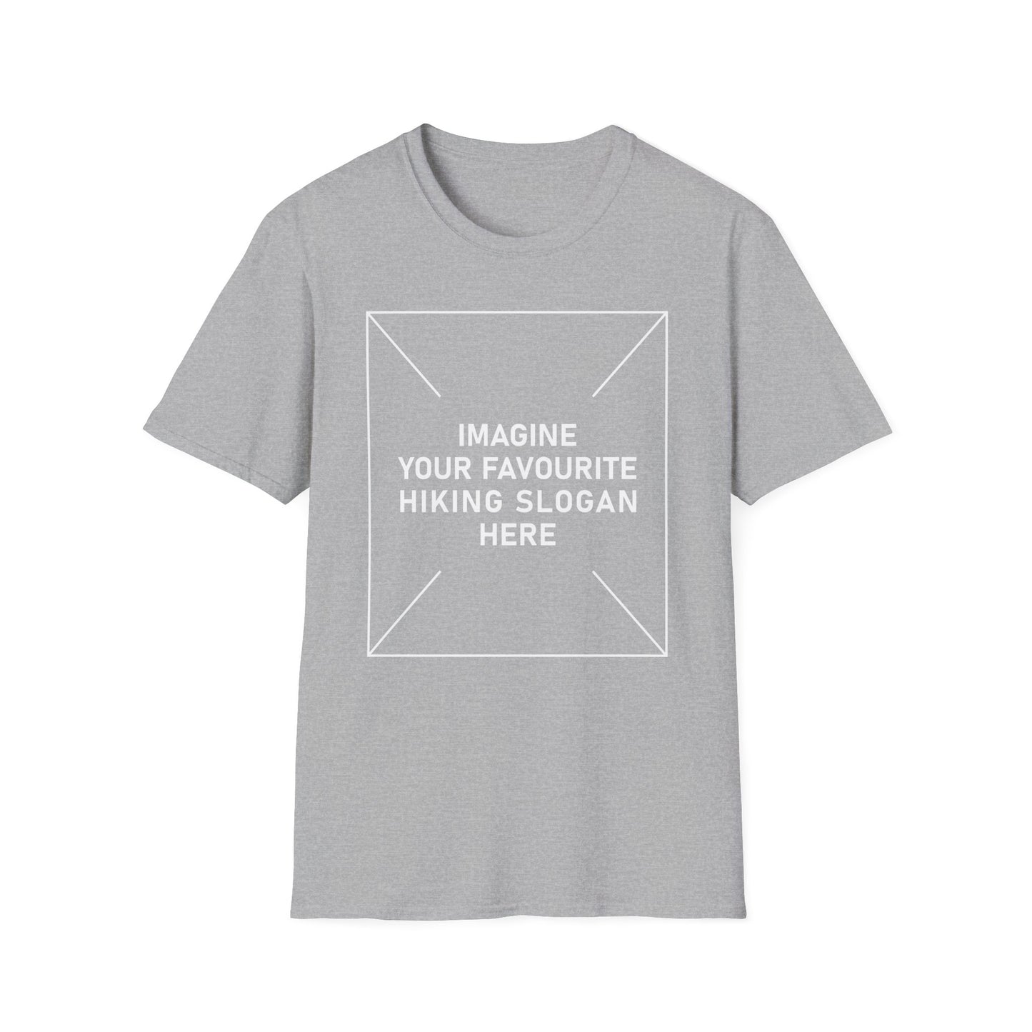 'Imagine Your Favourite Hiking Slogan Here' T-Shirt