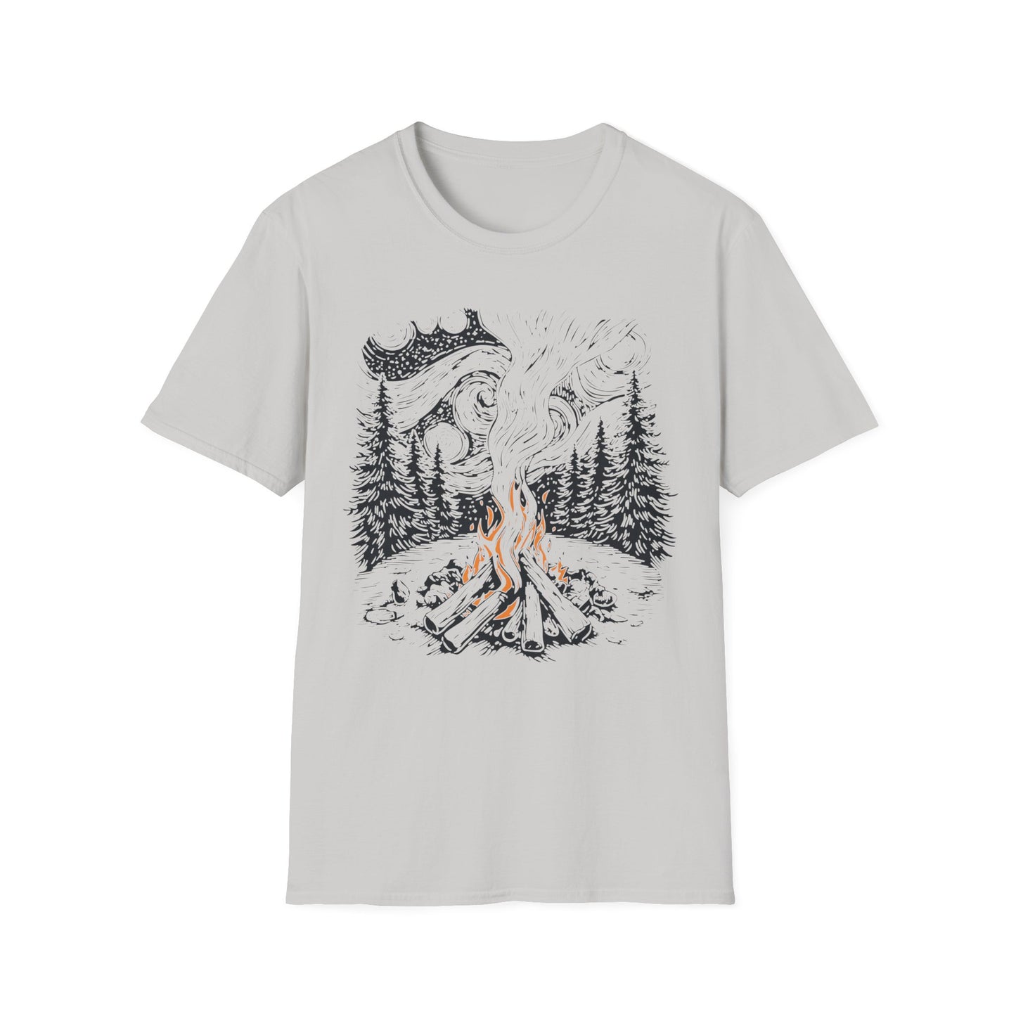 Starry Campfire Night T-Shirt
