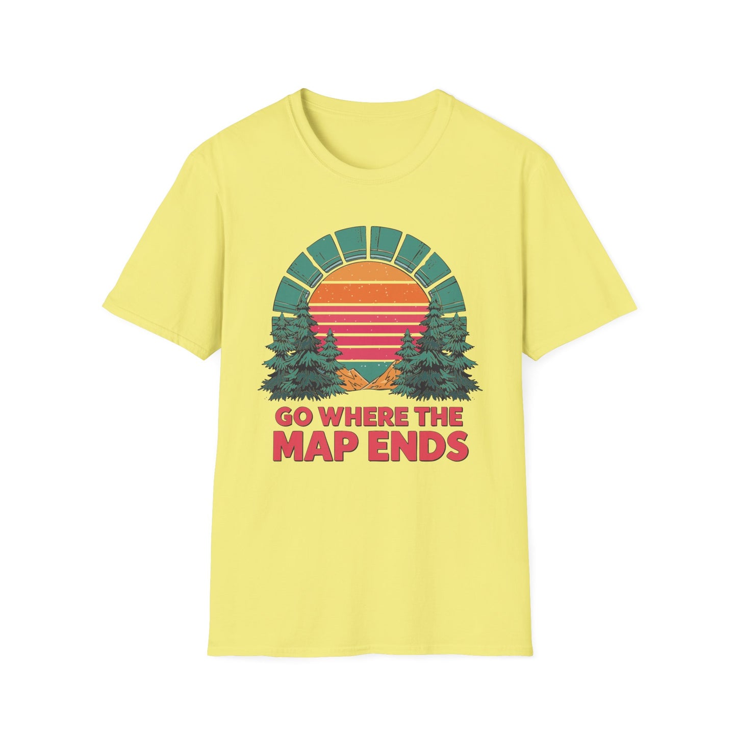 'Go Where the Map Ends' T-Shirt