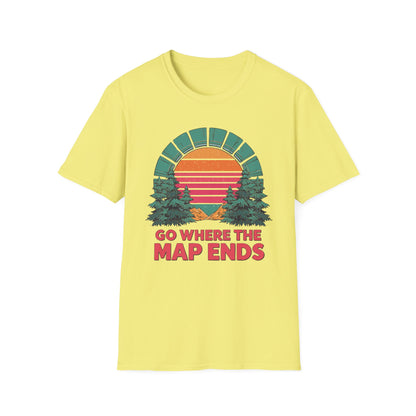'Go Where the Map Ends' T-Shirt