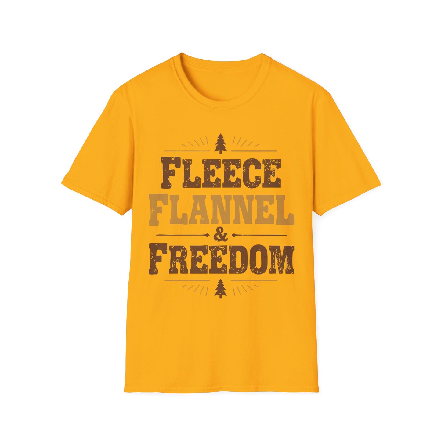 'Fleece Flannel and Freedom' T-Shirt