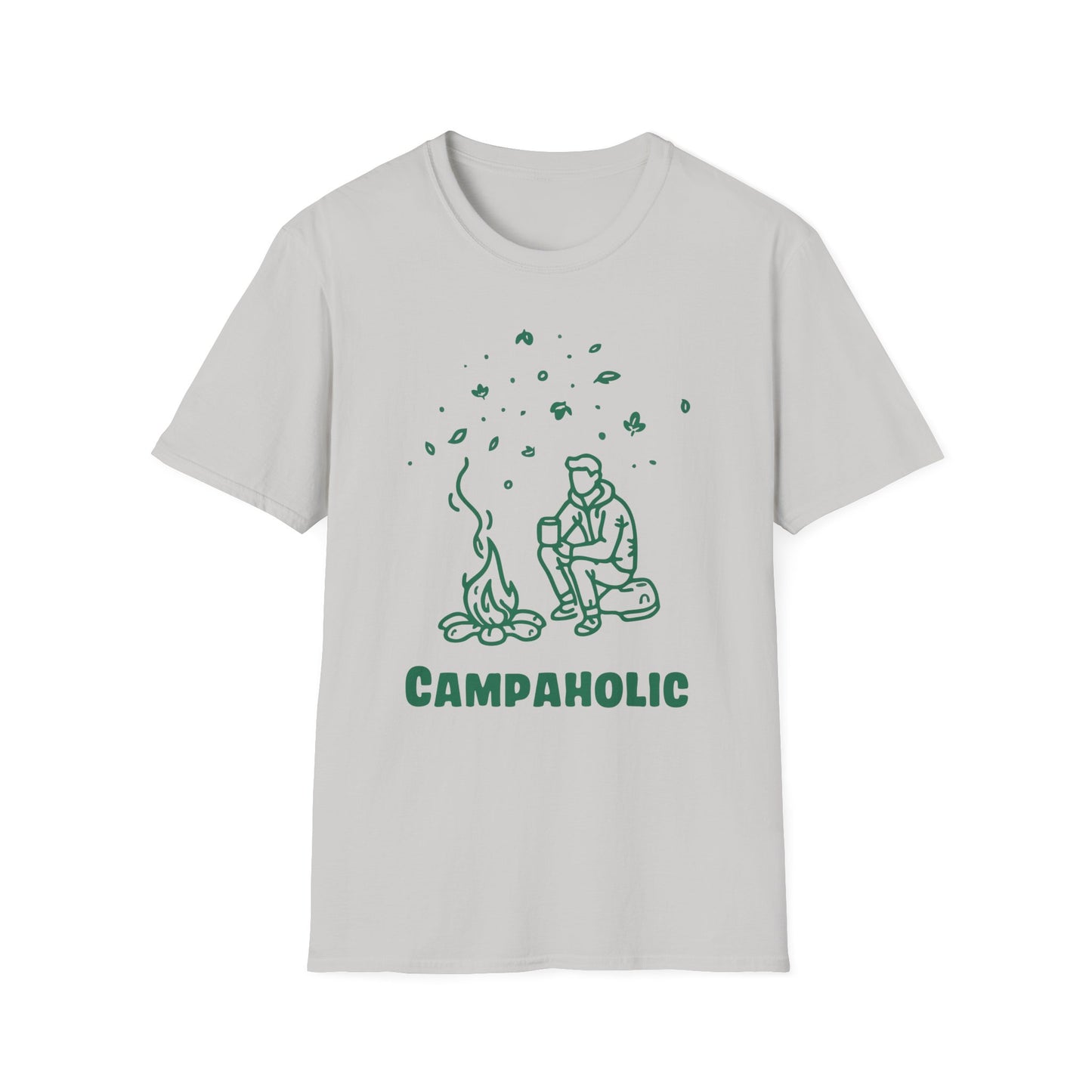Campaholic – Funny Camping & Coffee Lover T-Shirt