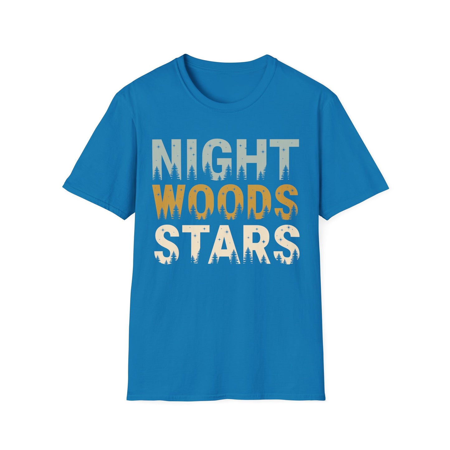'Night Woods Stars' Camping T-Shirt
