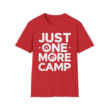 Just One More Camp T-Shirt – Camping & Outdoor Graphic Tee