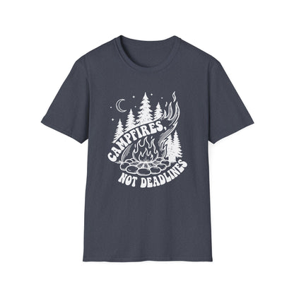 'Campfires, Not Deadlines' T-Shirt