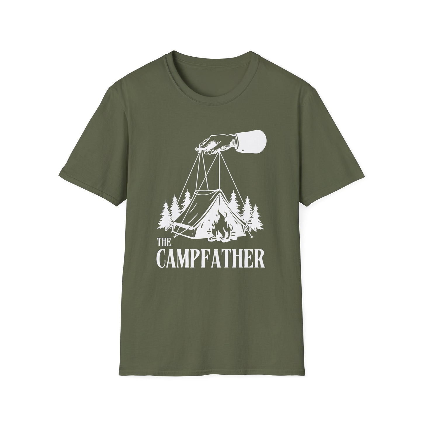 'The Campfather' Camping T-Shirt