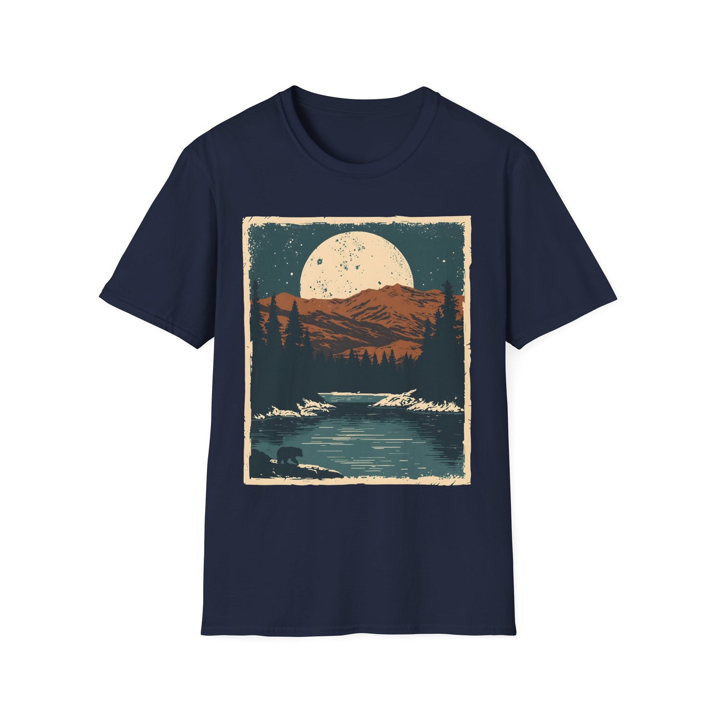 Into the Wild River Camping T-Shirt