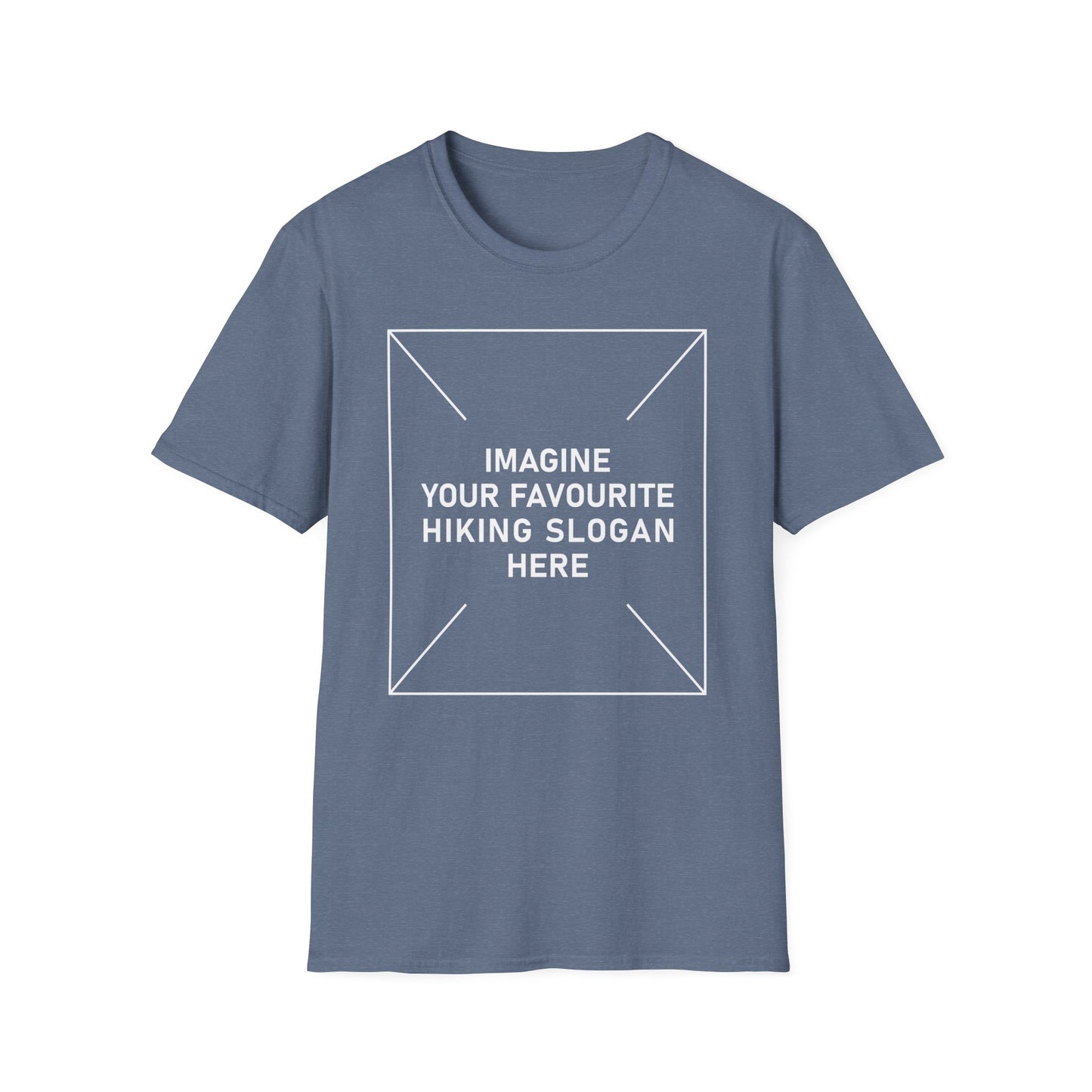 'Imagine Your Favourite Hiking Slogan Here' T-Shirt