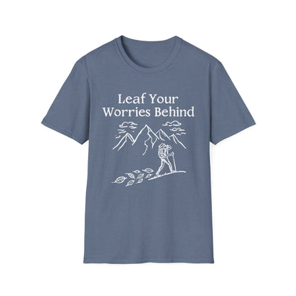 'Leaf your worries behind' Camping T-Shirt