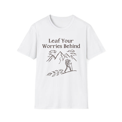 'Leaf your worries behind' Camping T-Shirt