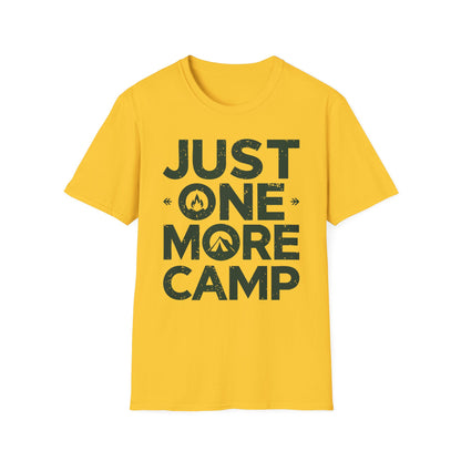 Just One More Camp T-Shirt – Camping & Outdoor Graphic Tee