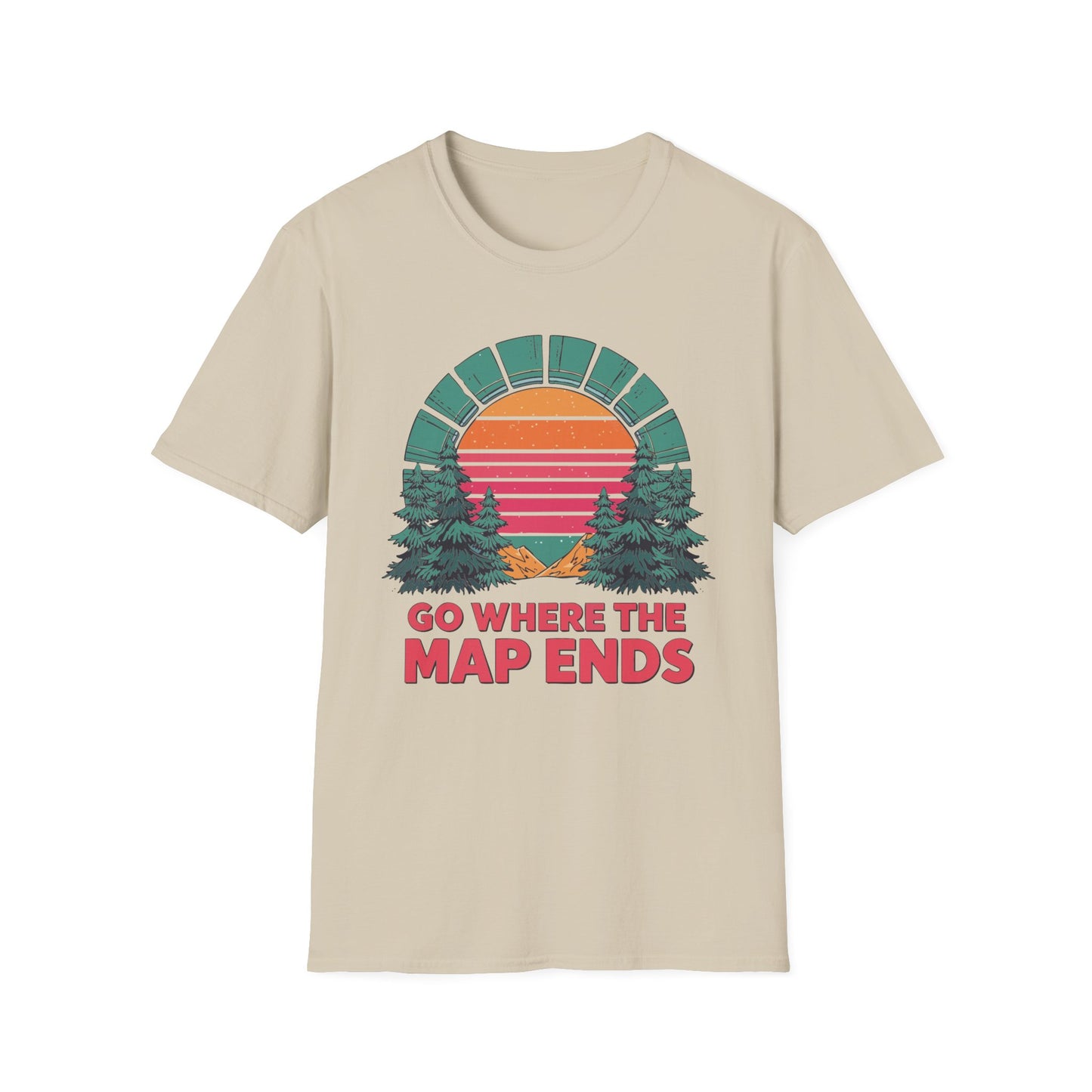 'Go Where the Map Ends' T-Shirt