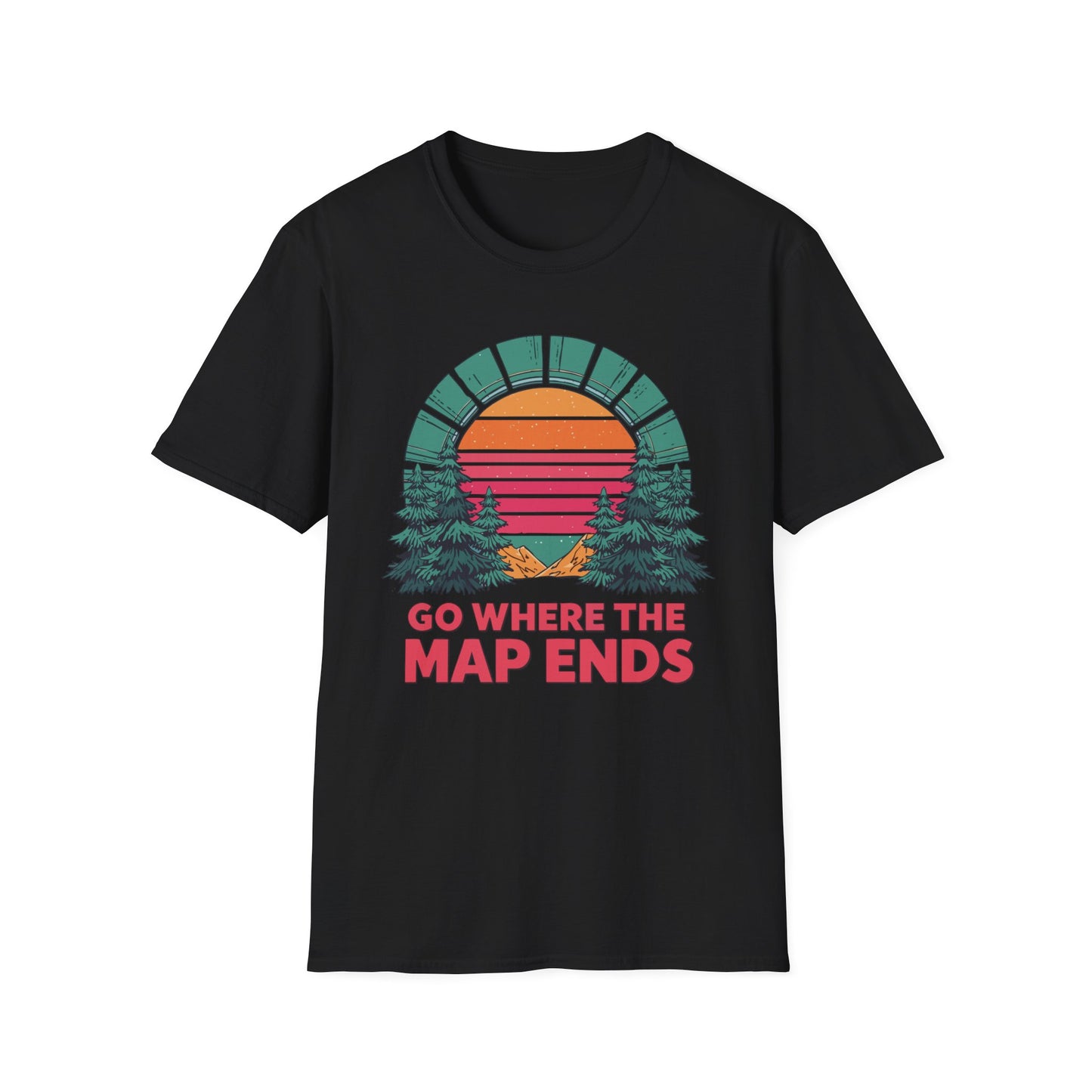 'Go Where the Map Ends' T-Shirt