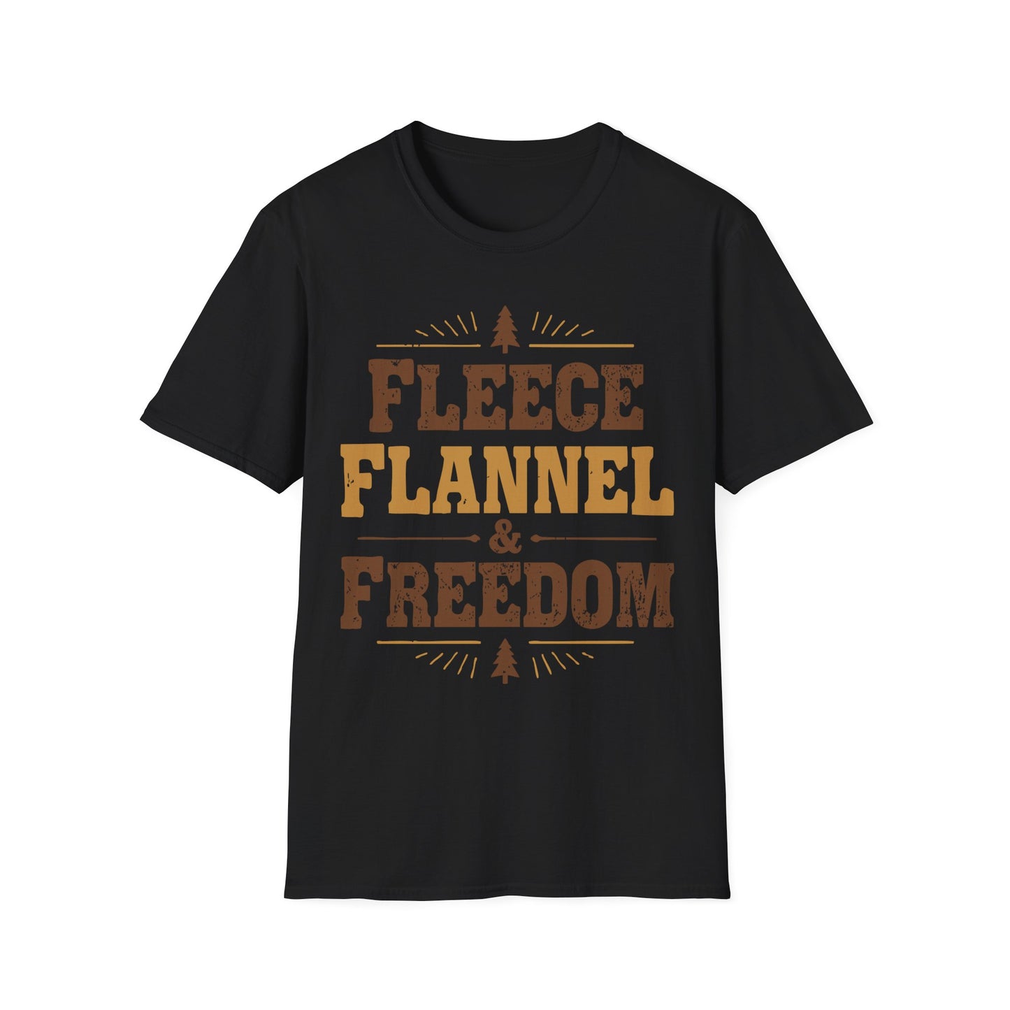 'Fleece Flannel and Freedom' T-Shirt