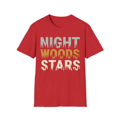 'Night Woods Stars' Camping T-Shirt