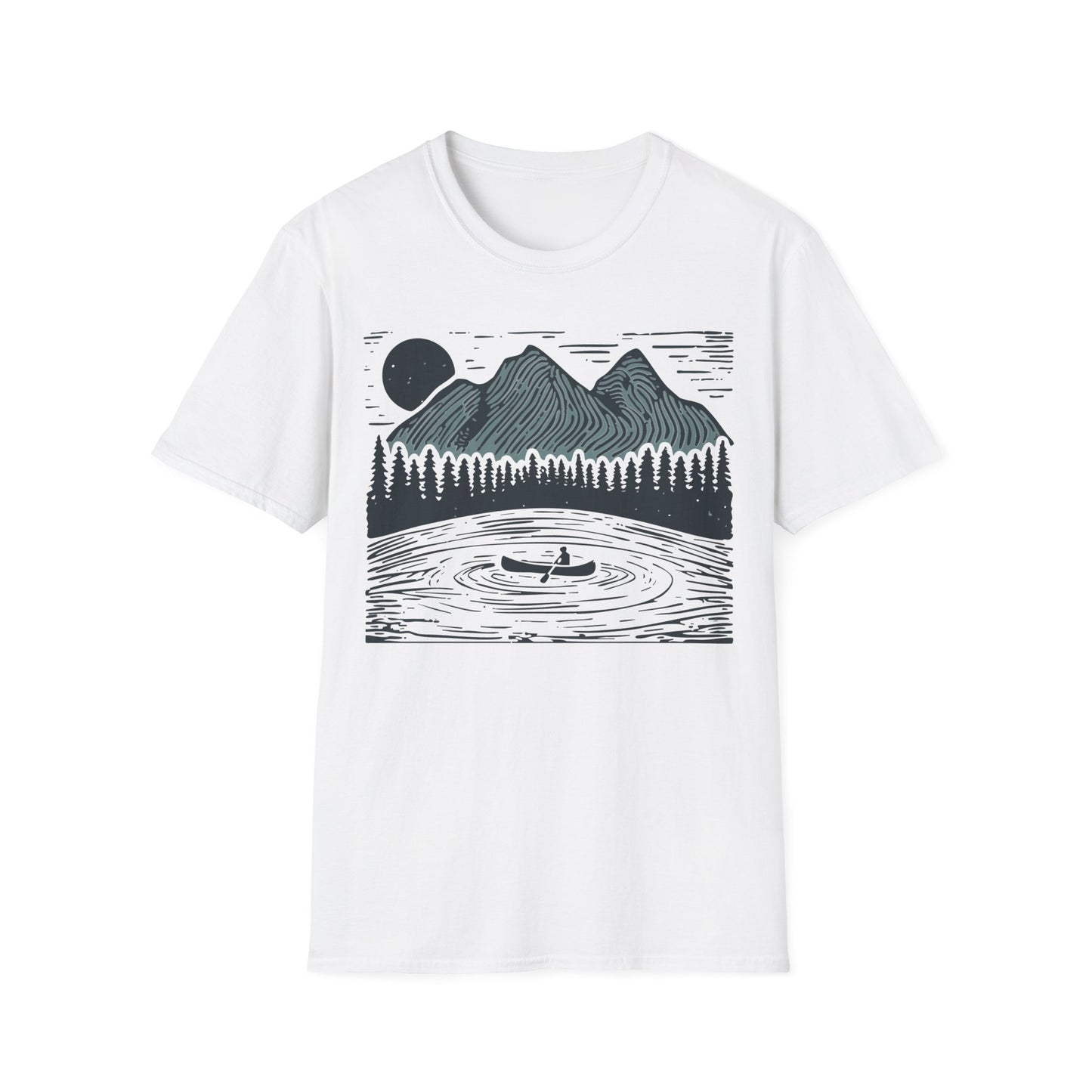 Canoe and Mountain T-Shirt