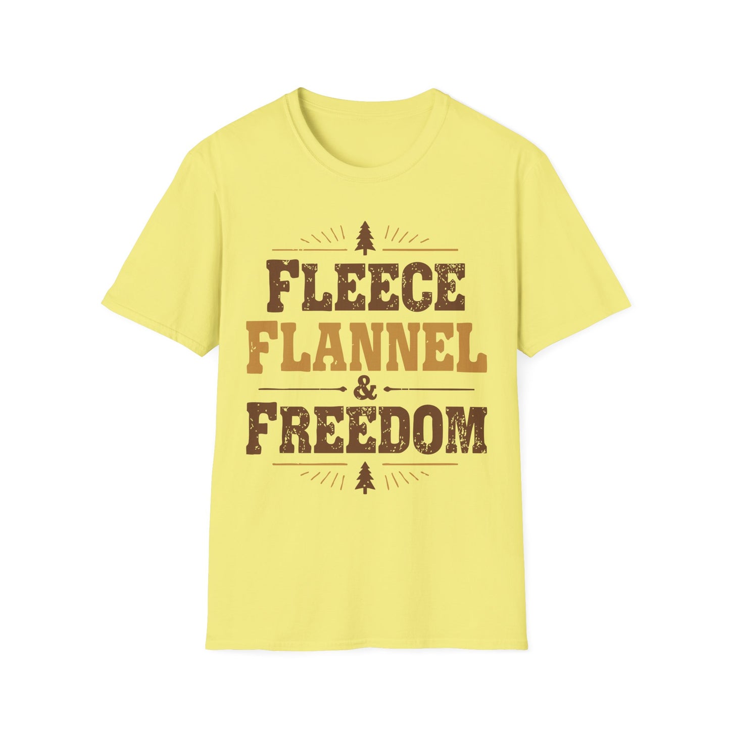 'Fleece Flannel and Freedom' T-Shirt