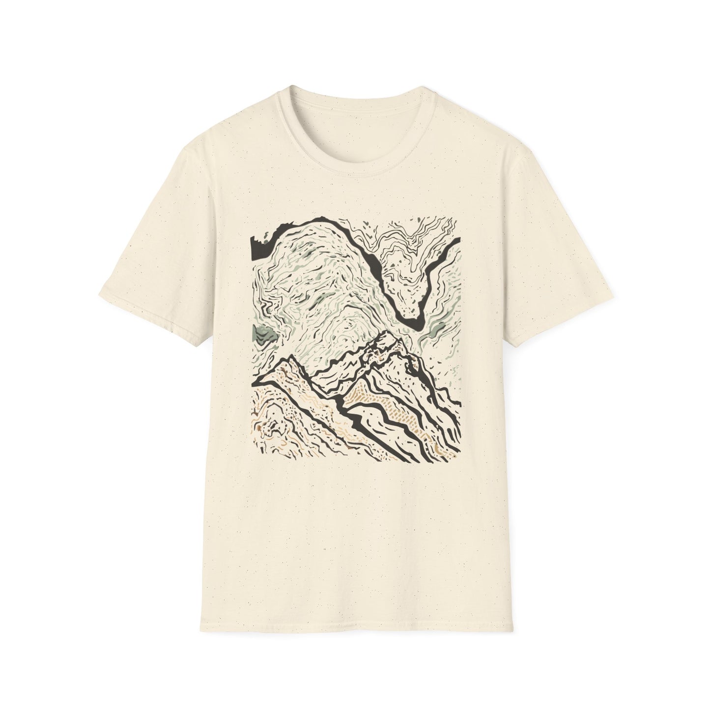 Abstract Mountain Flow T-Shirt