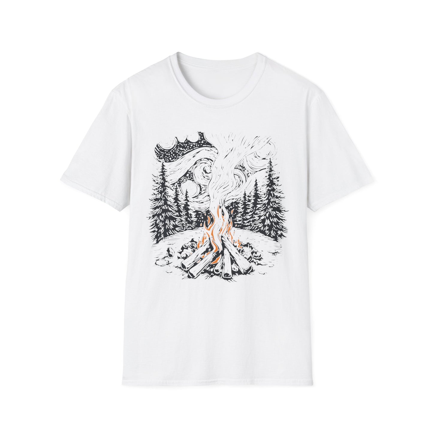 Starry Campfire Night T-Shirt