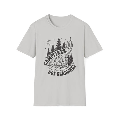 'Campfires, Not Deadlines' T-Shirt
